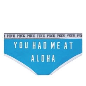 New Victoria’s Secret PINK Logo Hipster Panties - Small